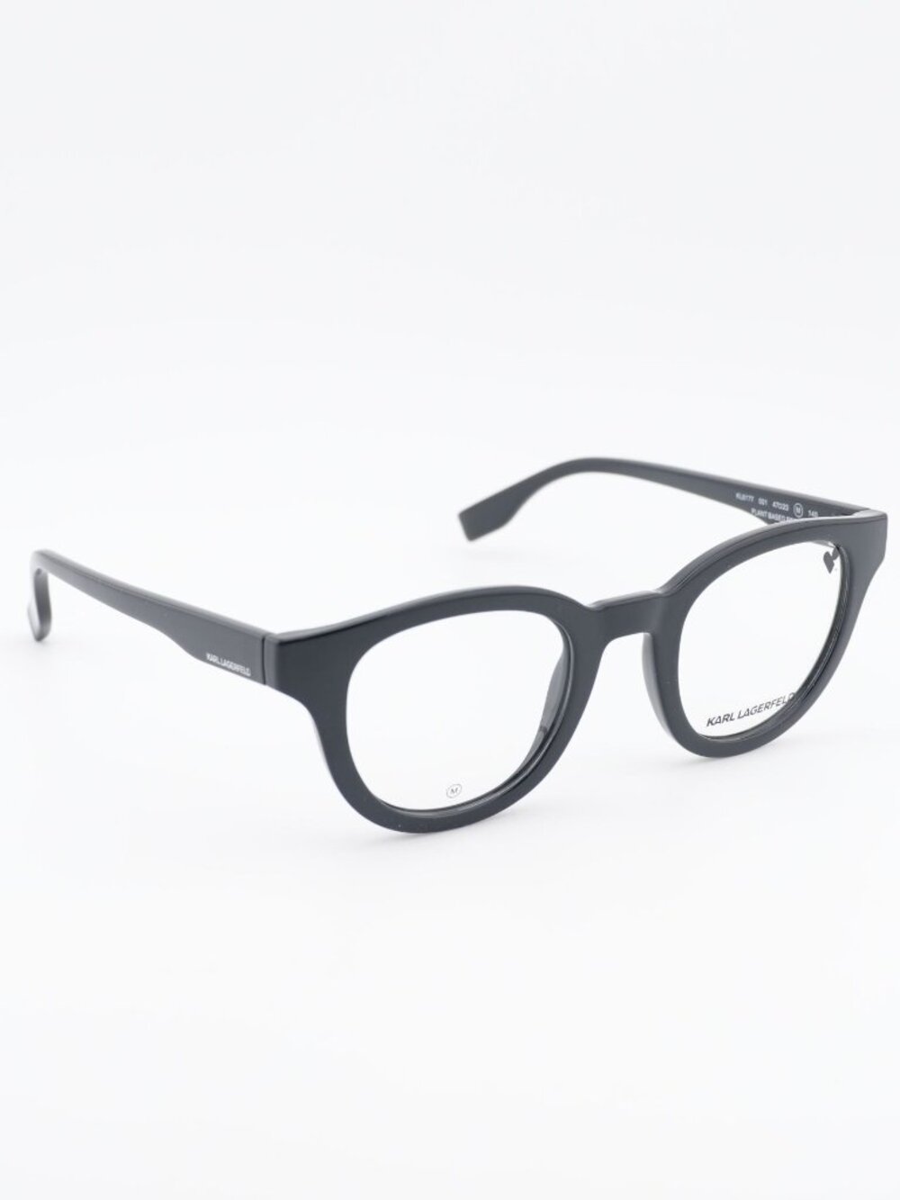 Karl Lagerfeld KL6177 001 Eyeglasses Black 47mm Round Frame